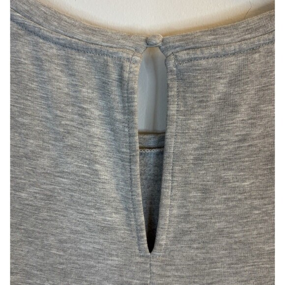 BANANA REPUBLIC Cozy Knit Jogger Jumpsuit Women Large Tall Gray Cap Sleeve - Picture 7 of 14